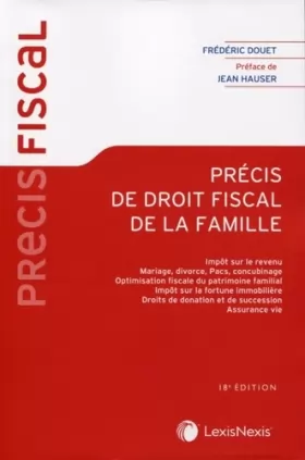 Couverture du produit · Précis de droit fiscal de la famille: Préface de Jean Hauser