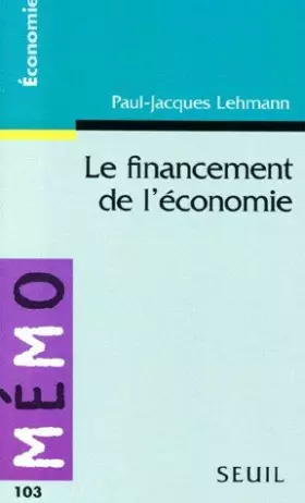 Couverture du produit · Le financement de l'économie