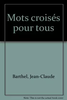 Couverture du produit · Mots Croisés pour tous, volume 2 : confirmés