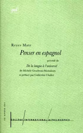 Couverture du produit · Penser en espagnol