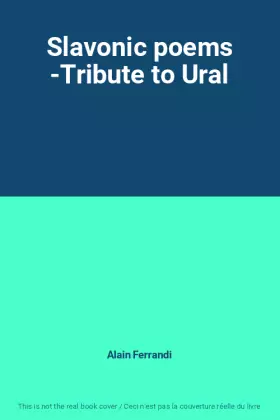Couverture du produit · Slavonic poems -Tribute to Ural