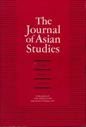 Couverture du produit · The Journal of Asian Studies (Volume 55, Number 2, May 1996)
