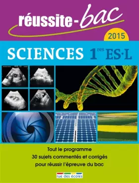 Couverture du produit · Réussite bac 2015 avec Le Monde - Sciences 1ère ES/L