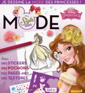 Couverture du produit · Disney Princesses - Belle - Je dessine la mode des princesses !