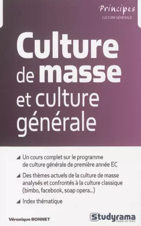 Couverture du produit · Culture de masse et culture générale