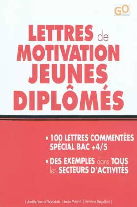 Couverture du produit · Lettres de motivation jeunes diplômés
