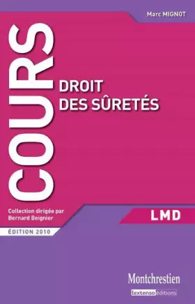 Couverture du produit · Droit des sûretés