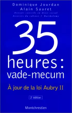 Couverture du produit · Les 35 heures : vade mecum