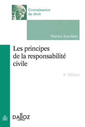 Couverture du produit · Les principes de la responsabilité civile