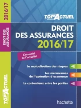 Couverture du produit · TOP Actuel Droit Des Assurances 2016/2017
