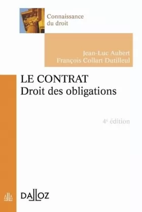 Couverture du produit · Le contrat. Droit des obligations - 4e éd.