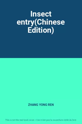 Couverture du produit · Insect entry(Chinese Edition)