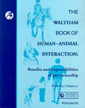 Couverture du produit · The Waltham Book of Human Animal Interaction: Benefits and Responsibilities of Pet Ownership