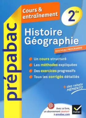 Couverture du produit · Histoire-Géographie 2de - Prépabac Cours & entraînement: Cours, méthodes et exercices - Seconde