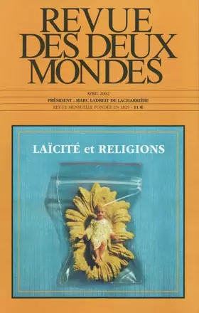 Couverture du produit · Revue des deux mondes : Laïcité et religions