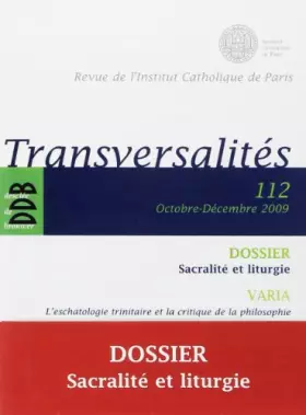 Couverture du produit · Revue Transversalites N112