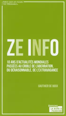 Couverture du produit · ZE info