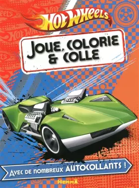 Couverture du produit · JOUE COLLE COLORIE HOT WHEELS