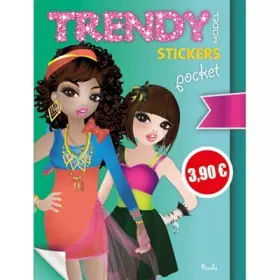 Couverture du produit · Trendy model stickers pocket: Bleu turquoise