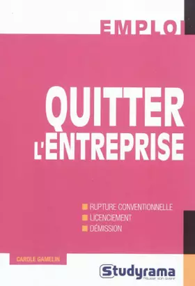 Couverture du produit · Quitter l'entreprise
