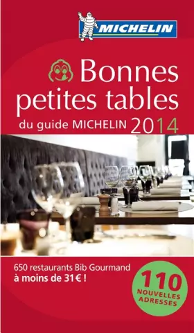 Couverture du produit · Bonnes petites tables du guide MICHELIN 2014