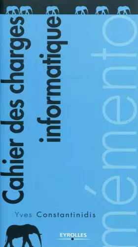 Couverture du produit · Cahier des charges informatique