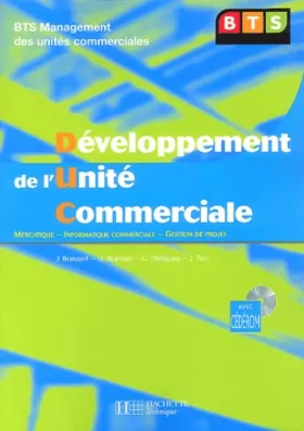 Couverture du produit · Développement des unités commerciales, BTS muc : Livre de l'élève + CD - édition 2004