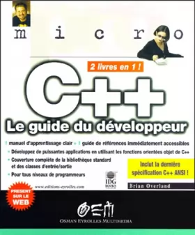 Couverture du produit · C++, le guide du développeur