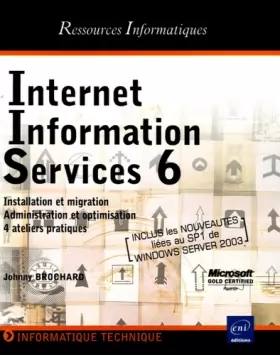 Couverture du produit · IIS 6 - Internet Information Services - version 6