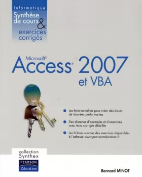 Couverture du produit · Access 2007 et VBA Synthex