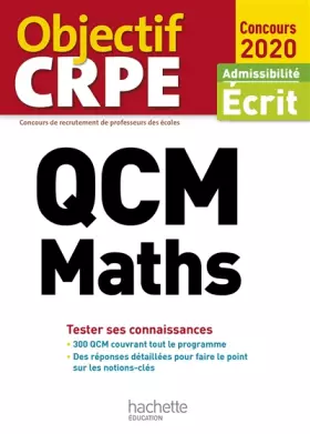 Couverture du produit · QCM CRPE : Maths 2020