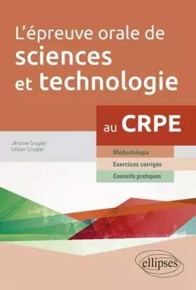 Couverture du produit · L'épreuve orale de sciences et technologie au CRPE