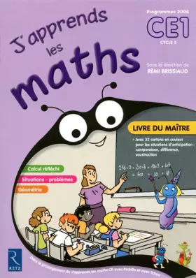 Couverture du produit · J'apprends les maths CE1 : Livre du maître