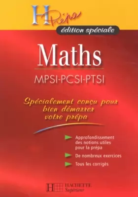Couverture du produit · Mathématiques MPSI-PCSI-PTSI