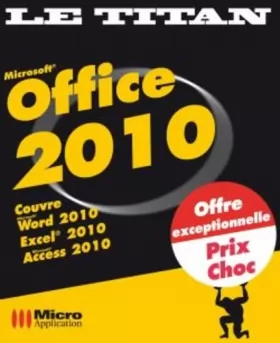 Couverture du produit · Office 2010