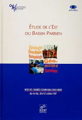 Couverture du produit · ETUDE DE L'EST DU BASSIN PARISIEN
