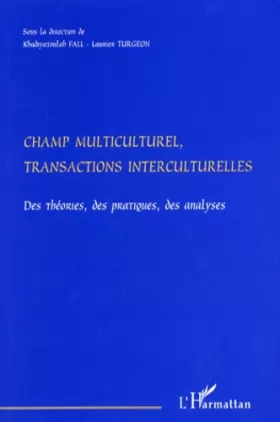 Couverture du produit · Champ multiculturel transactions interculturelles
