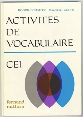 Couverture du produit · Activités de vocabulaire C.E.1