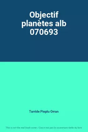 Couverture du produit · Objectif planètes alb 070693