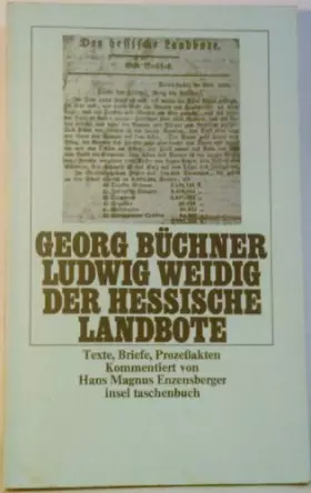 Couverture du produit · Der hessische Landbote Texte, Briefe, Prozessakten. Gesamttitel: insel-taschenbuch 51