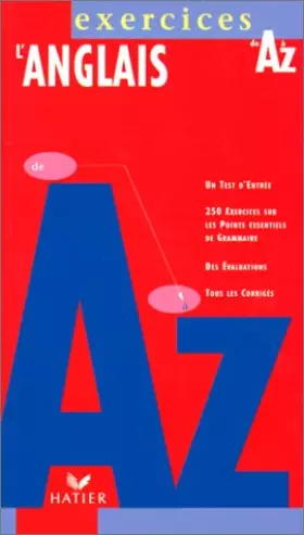 Couverture du produit · L'anglais de A à Z exercices, édition 97