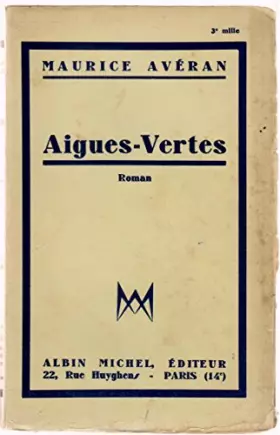 Couverture du produit · aigues-vertes