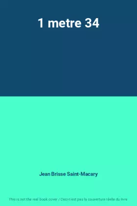 Couverture du produit · 1 metre 34