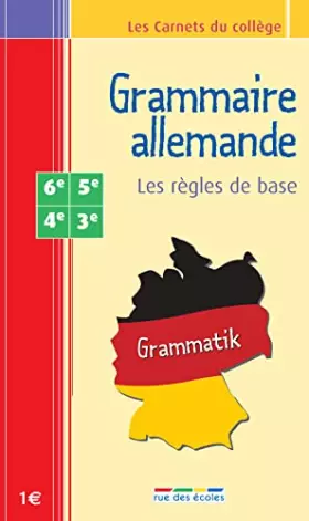 Couverture du produit · Grammaire allemande - Carnet 6e/3e