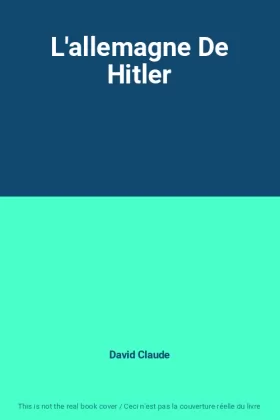 Couverture du produit · L'allemagne De Hitler
