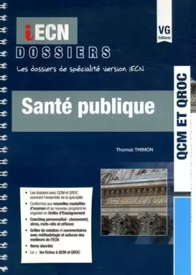 Couverture du produit · Santé publique