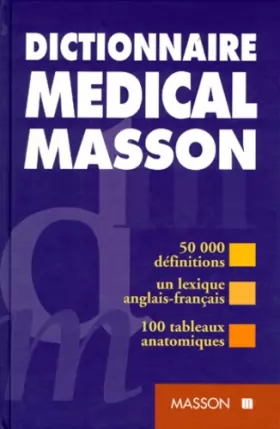 Couverture du produit · Dictionnaire médical Masson