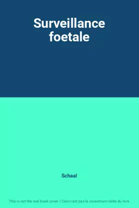 Couverture du produit · Surveillance foetale