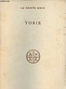 Couverture du produit · La Sainte Bible - Tobie.
