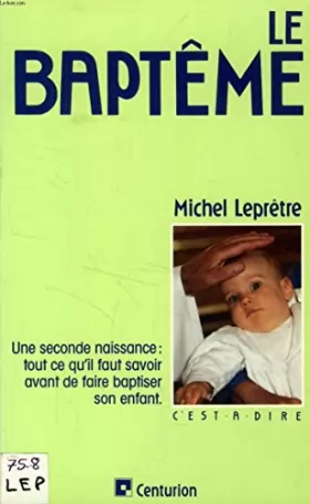 Couverture du produit · Le Baptême